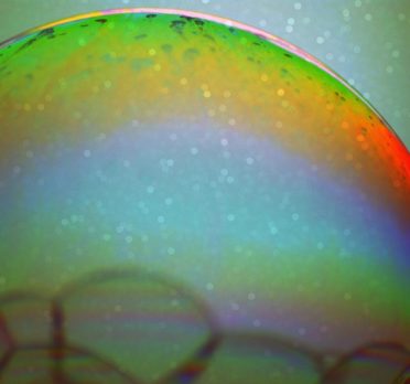 Image: rainbow inside a bubble