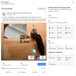 Screenshot of Facebook page